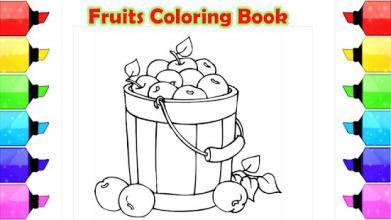 Fruit Coloring Book For kids截图1