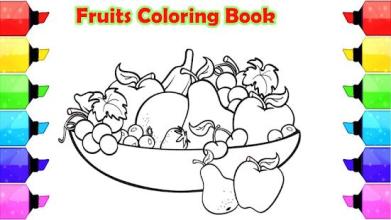 Fruit Coloring Book For kids截图3