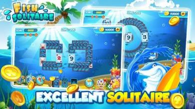 Solitaire lovely Fish: Tripeaks截图1