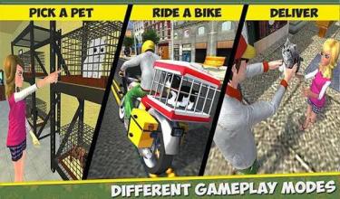 City Bike Rider: Pet Animal Transport Game截图2