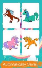 Unicorn Coloring Book Kids Game截图1