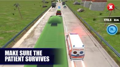 Ambulance Traffic Rescue 3D截图3