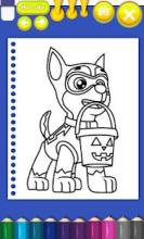 Paw Puppy Coloring Book截图2