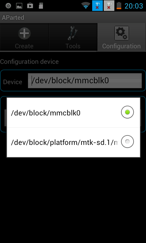 分离（SD卡分区） AParted ( Sd card Partition )截图4