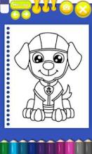 Paw Puppy Coloring Book截图1