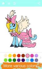 Unicorn Coloring Book Kids Game截图3