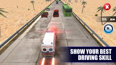 Ambulance Traffic Rescue 3D截图5