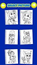 Paw Puppy Coloring Book截图5