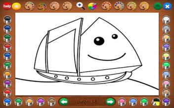 Coloring Book 11 Lite: Trucks and Things that Go截图3