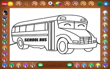 Coloring Book 11 Lite: Trucks and Things that Go截图1