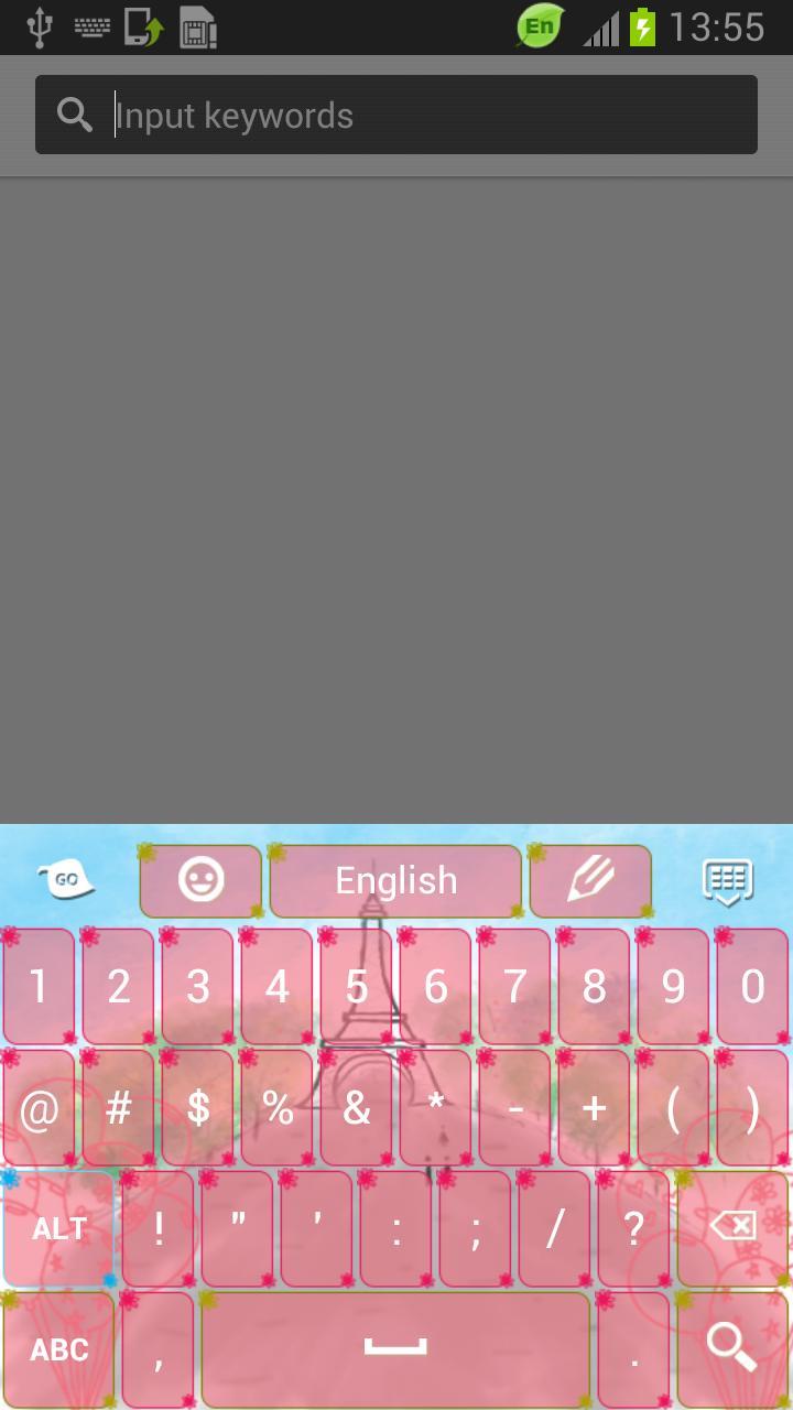 Paris Keyboard Theme截图4