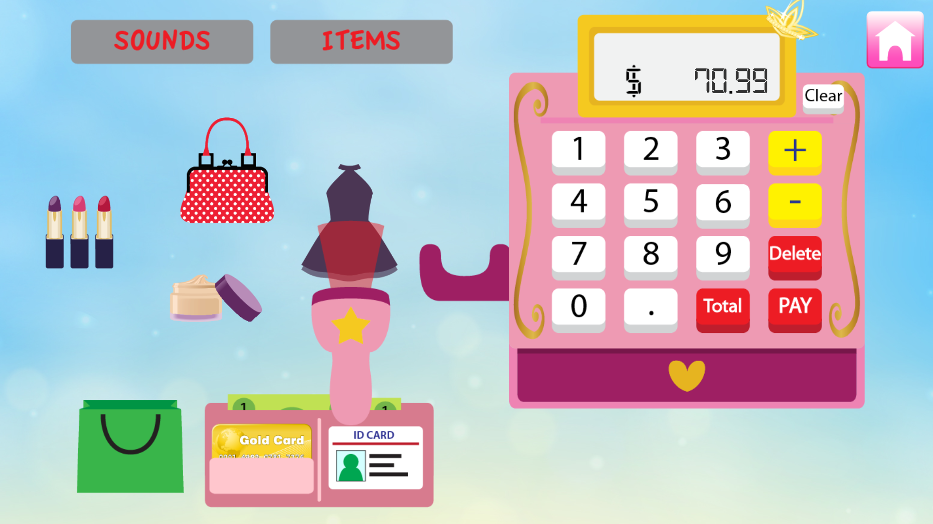 Princess Cash Register Free截图2