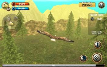 Wild Eagle Sim 3D截图3