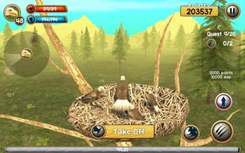 Wild Eagle Sim 3D截图2