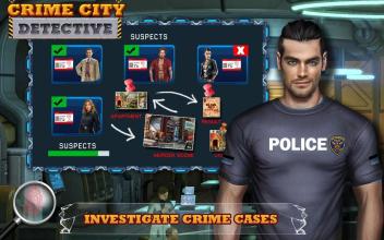 Crime City Investigation : Hidden Objects Free截图3