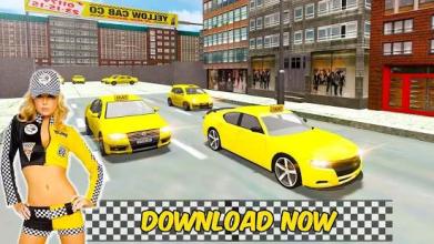 Crazy Taxi Simulator - Cab Sim Modern Taxi Game截图1