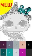 Pixel Surprise Dolls Girls In Number Coloring截图1