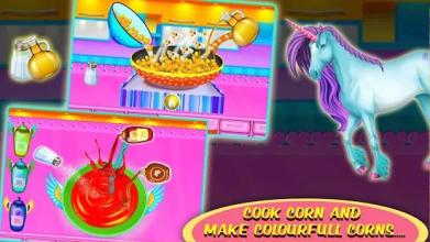 Unicorn popcorn Food Maker Cooking Game截图3