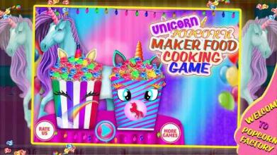 Unicorn popcorn Food Maker Cooking Game截图5