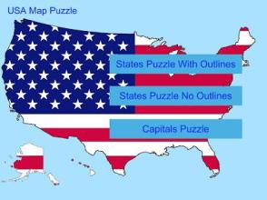 USA Map Puzzle Game截图5