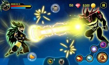 Saiyan Goku Shadow Battle截图4