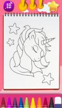 Coloring Pages for Kids - Unicorn Colors截图1