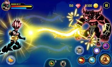 Saiyan Goku Shadow Battle截图2