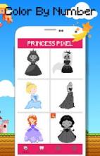 Princess Coloring By Number - Pixel Art截图3