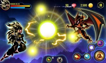 Saiyan Goku Shadow Battle截图1