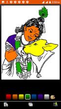 Sri Krishna Coloring Image截图1