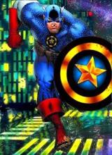 CAPTAIN AVENGE IRON JET AMERICA 3D COLORING BOOK截图3