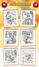 Masha Bear Coloring Book截图3