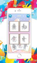 Superhero Lego Coloring Book截图3