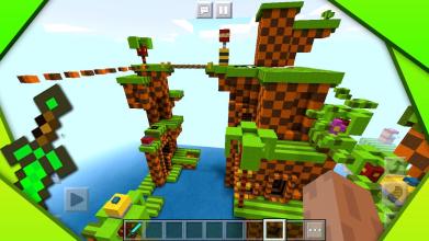 New Parkour Race Sonic X Minigame MCPE截图2