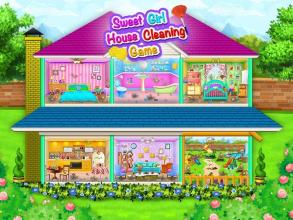 Sweet Girl House Cleaning - My Home Cleanup Game截图4