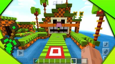 New Parkour Race Sonic X Minigame MCPE截图3