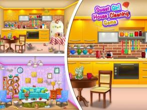 Sweet Girl House Cleaning - My Home Cleanup Game截图3