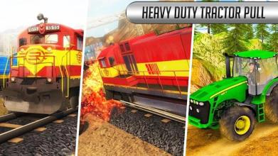 Tractor Pull towing Train - Trainline Rail Rush截图3