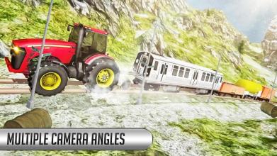 Tractor Pull towing Train - Trainline Rail Rush截图2