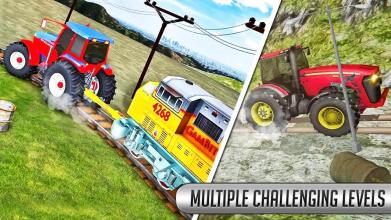 Tractor Pull towing Train - Trainline Rail Rush截图4