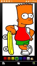 Coloring The Bart Simpson截图2