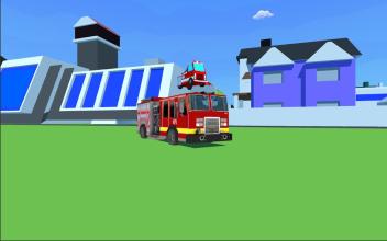 Fire Truck Driving Simulator 3D截图2