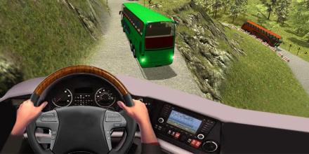 Uphill Off Road Driving Bus Game Simulator截图1