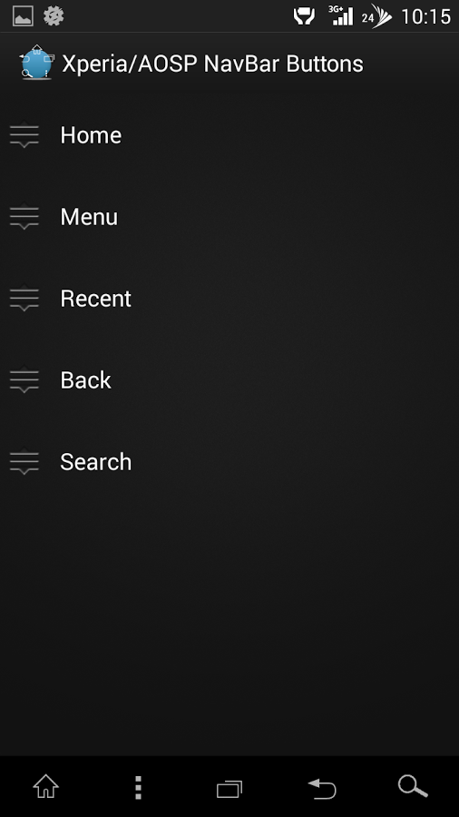 Xperia/AOSP NavBar Buttons截图1