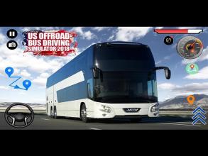 US Offroad Bus Driving Simulator 2018截图4