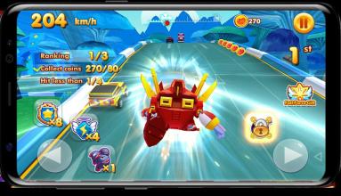 Super Heroes : Transformers Car Racing 2018截图5