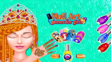 Nail Art Salon games for girls Manicure Padicure截图1