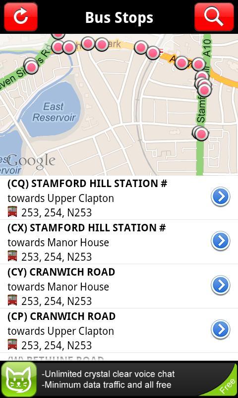 London Bus Stop Live Countdown截图1