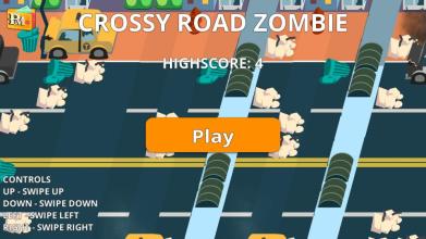 Crossy Road Zombie: Cross the road game截图3