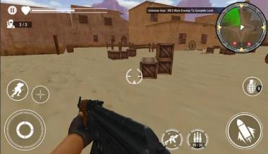 Alpha Soldier Strikes Again: Combat Shooting Game截图1